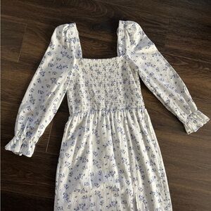 House of Harlow 1960 Blue Floral Maxi Dress